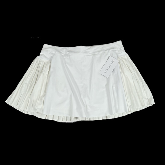 Athleta Advantage Women’s Advantage Skort Jupe- Short White Pleated Size XL NWT - Picture 3 of 11